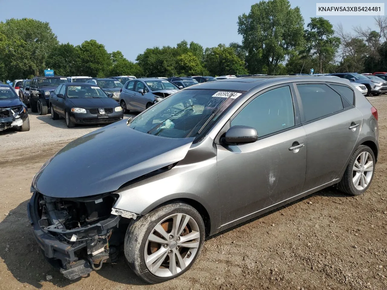 2011 Kia Forte Sx VIN: KNAFW5A3XB5424481 Lot: 66595324