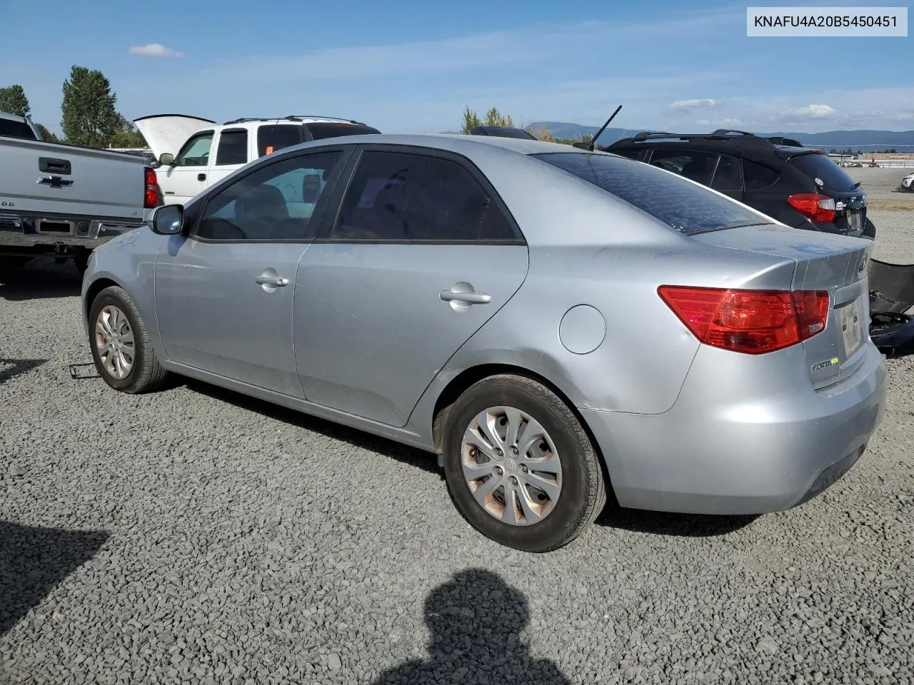 2011 Kia Forte Ex VIN: KNAFU4A20B5450451 Lot: 67372384