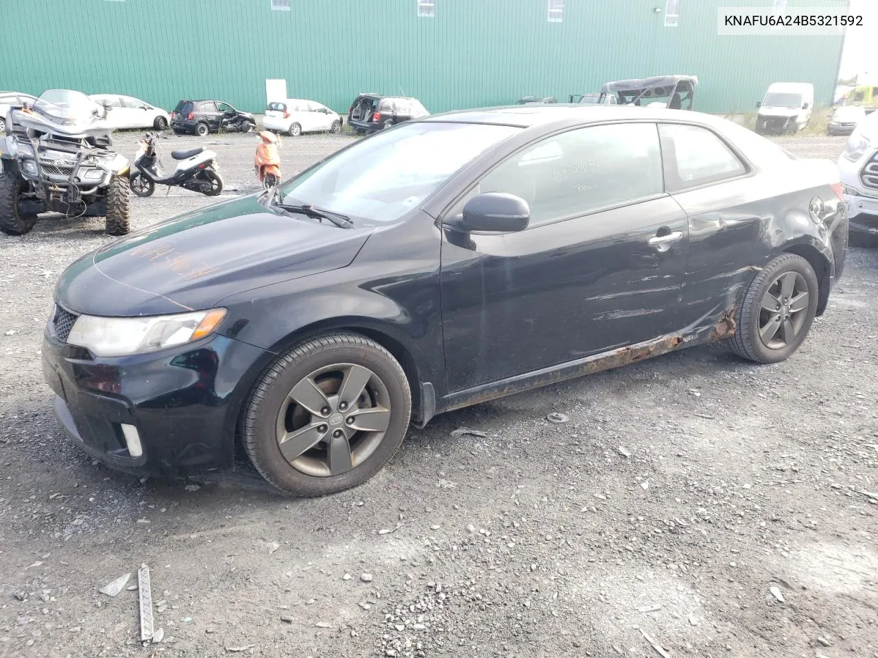 KNAFU6A24B5321592 2011 Kia Forte Ex