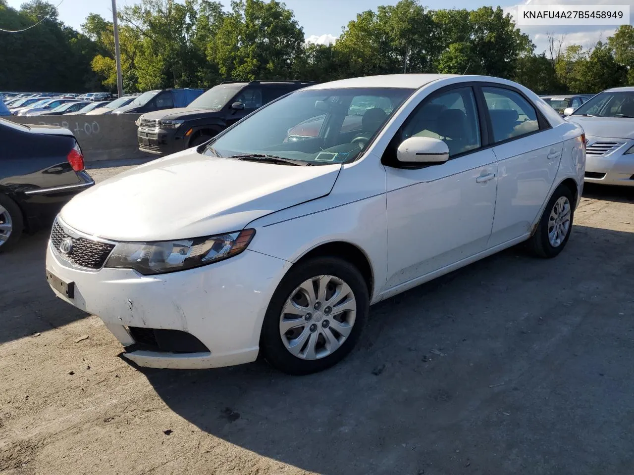 KNAFU4A27B5458949 2011 Kia Forte Ex