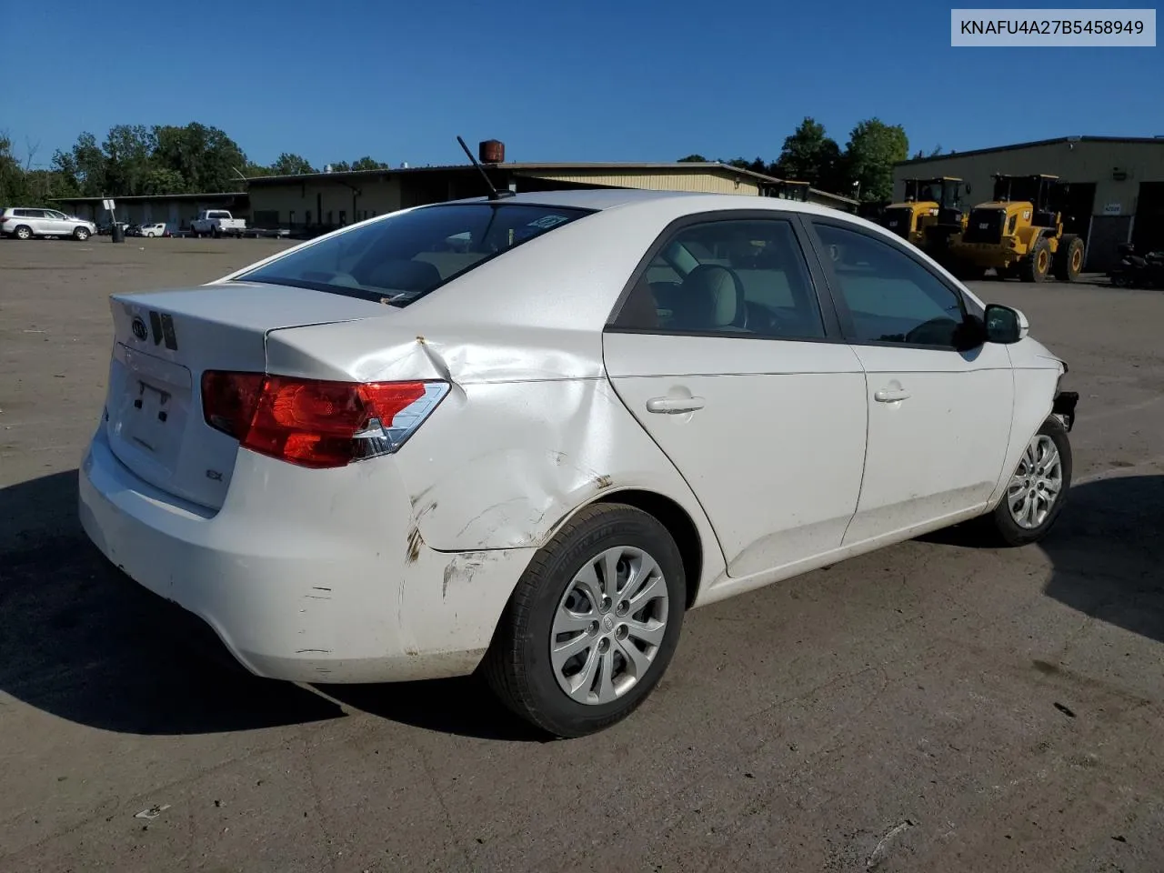 KNAFU4A27B5458949 2011 Kia Forte Ex