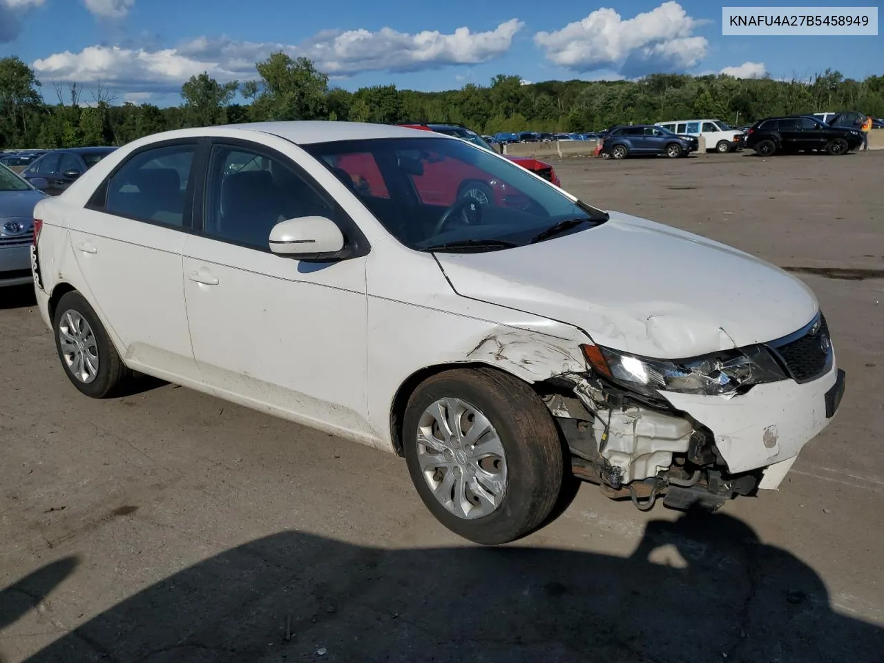 2011 Kia Forte Ex VIN: KNAFU4A27B5458949 Lot: 67880714