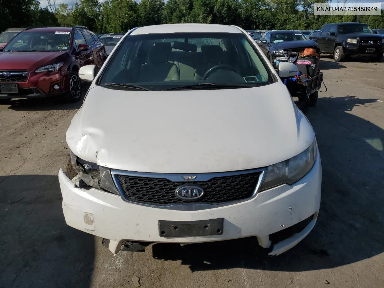 KNAFU4A27B5458949 2011 Kia Forte Ex