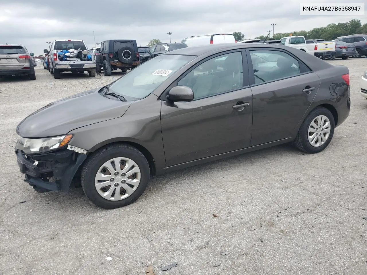 2011 Kia Forte Ex VIN: KNAFU4A27B5358947 Lot: 68000984