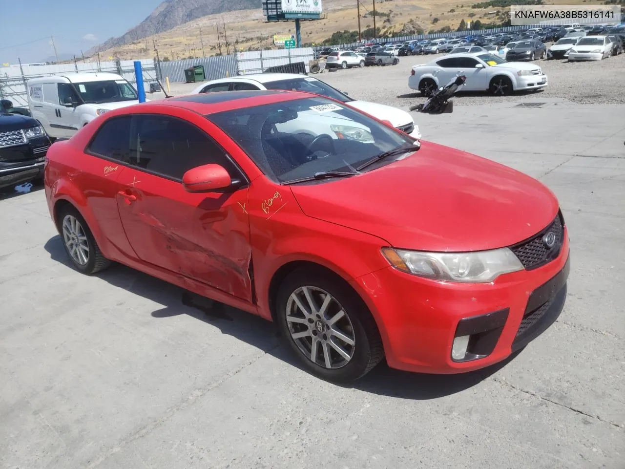 KNAFW6A38B5316141 2011 Kia Forte Sx