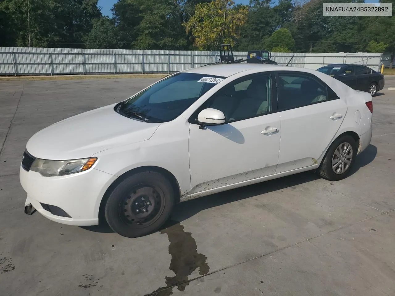 2011 Kia Forte Ex VIN: KNAFU4A24B5322892 Lot: 69071204