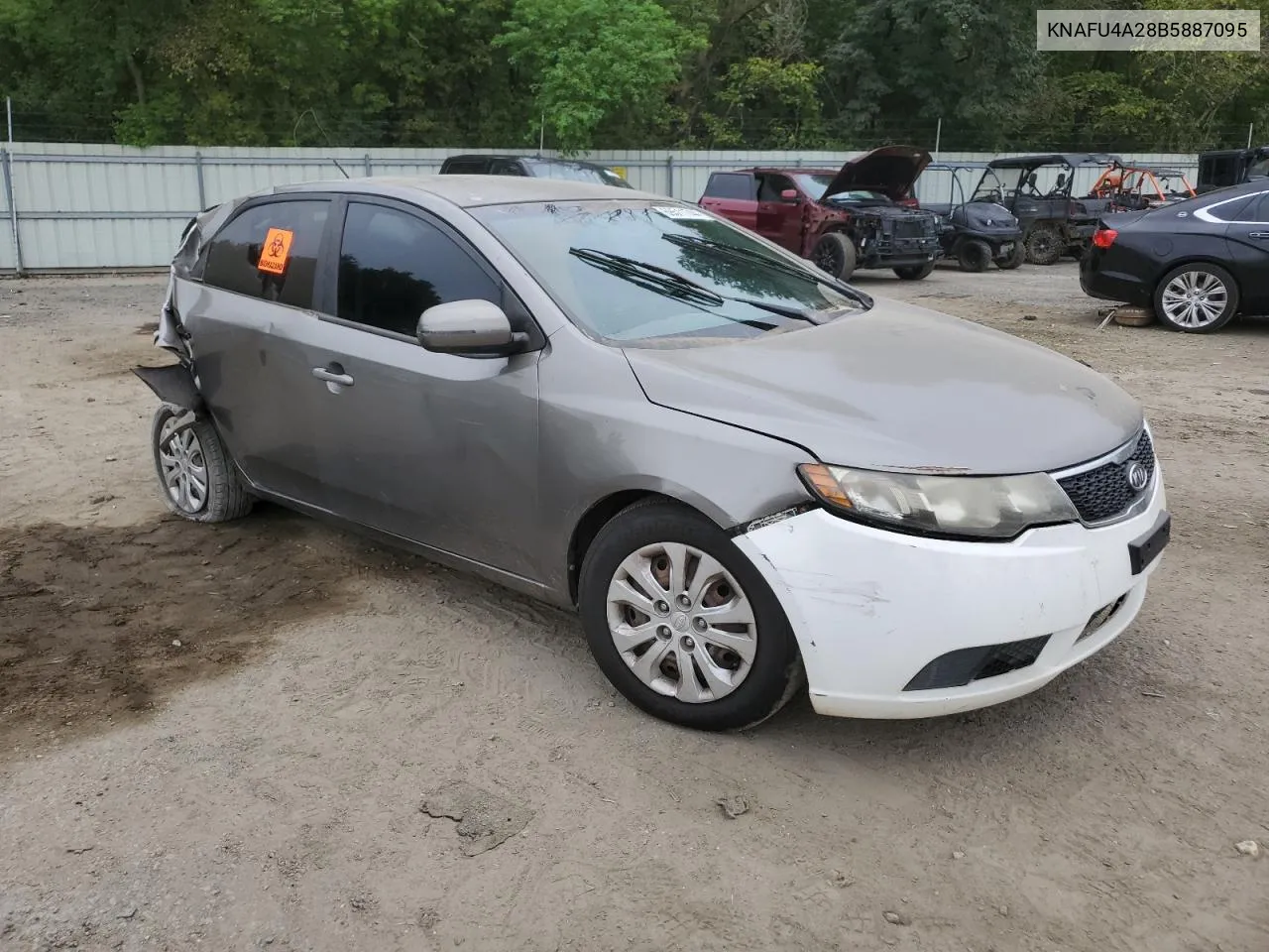 2011 Kia Forte Ex VIN: KNAFU4A28B5887095 Lot: 69511744