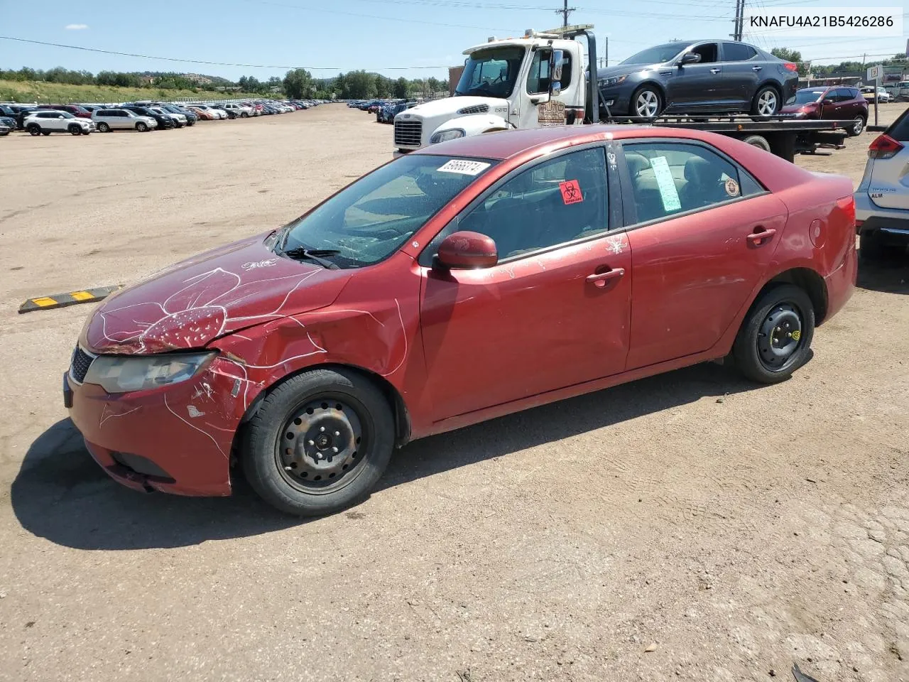 KNAFU4A21B5426286 2011 Kia Forte Ex