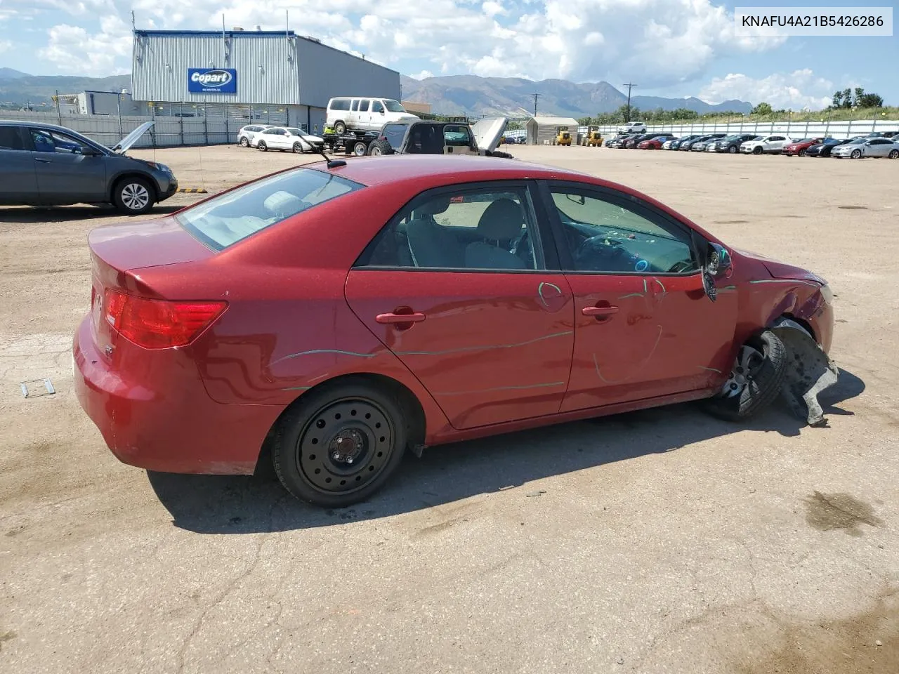 KNAFU4A21B5426286 2011 Kia Forte Ex