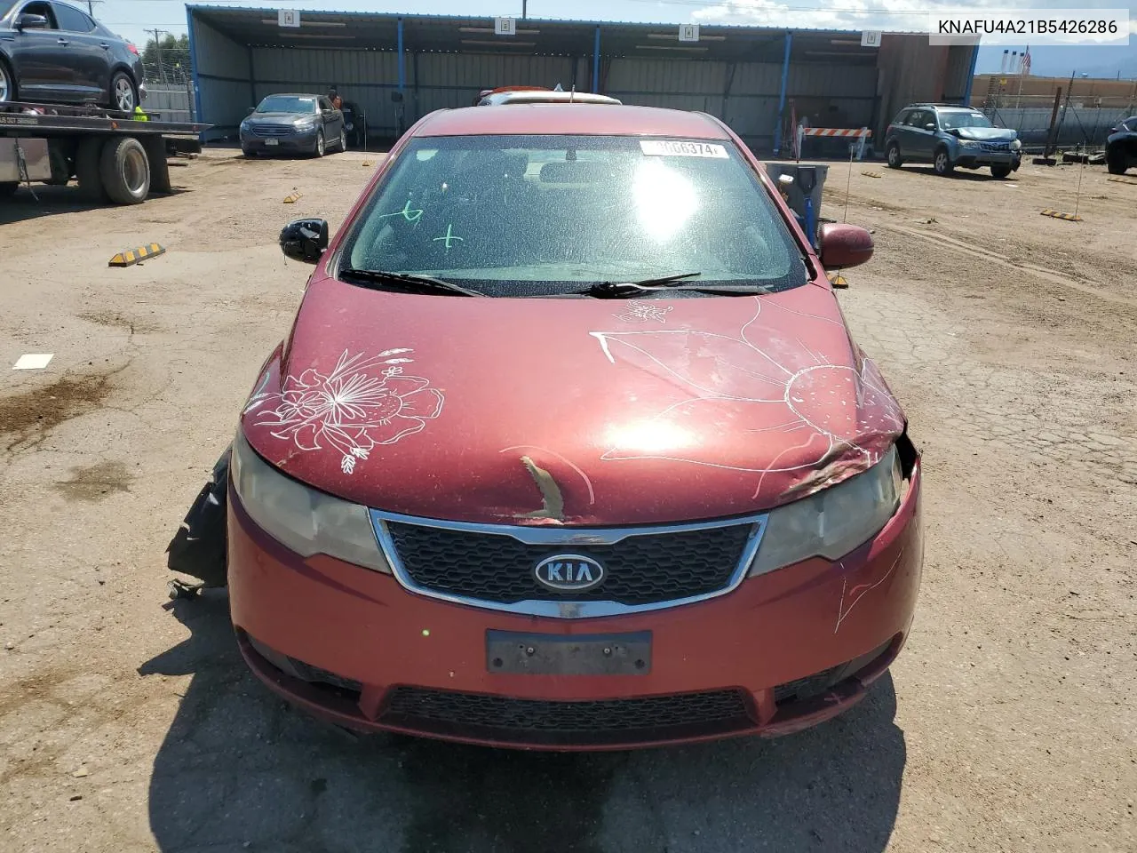 KNAFU4A21B5426286 2011 Kia Forte Ex