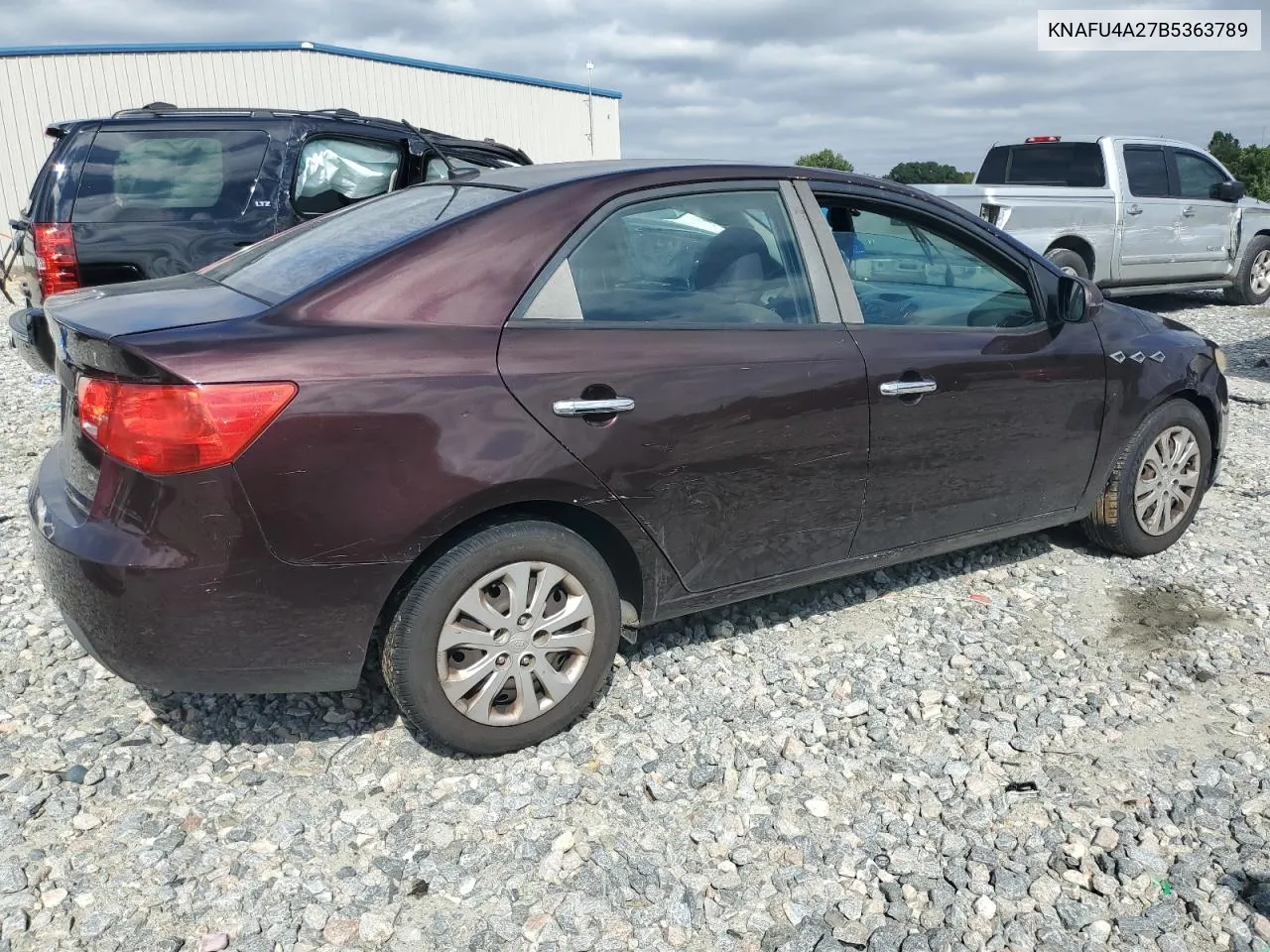 2011 Kia Forte Ex VIN: KNAFU4A27B5363789 Lot: 70590914