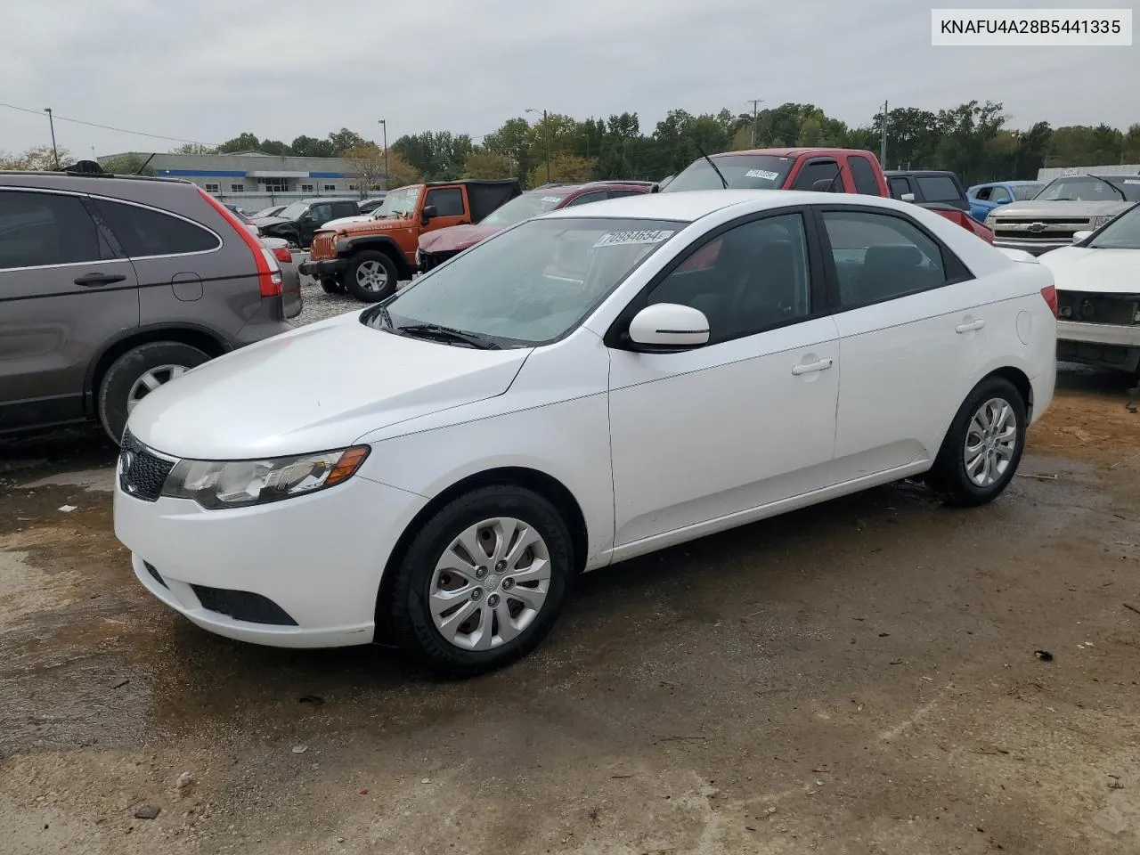 KNAFU4A28B5441335 2011 Kia Forte Ex