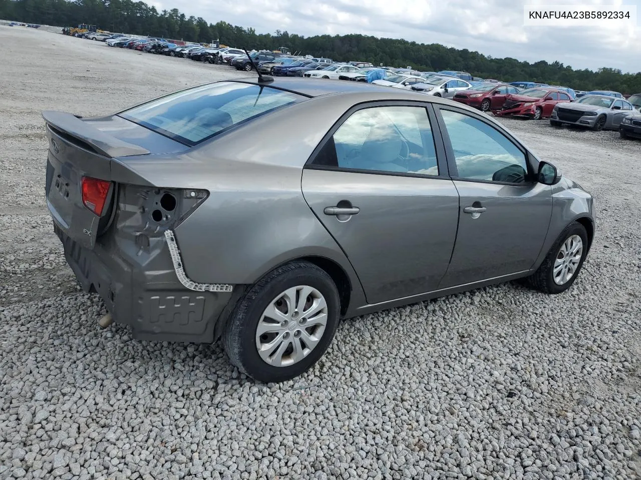 2011 Kia Forte Ex VIN: KNAFU4A23B5892334 Lot: 71258314