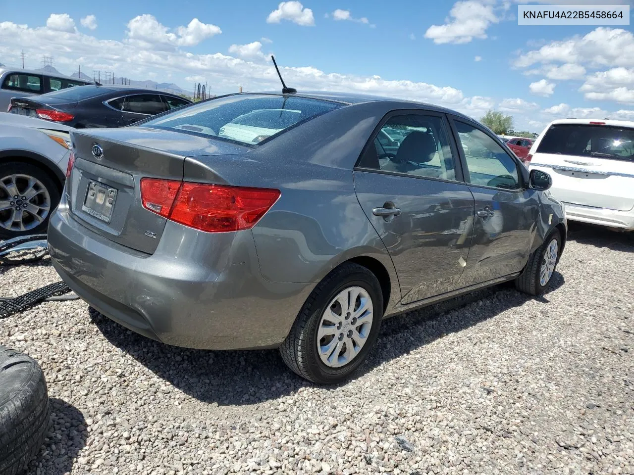 2011 Kia Forte Ex VIN: KNAFU4A22B5458664 Lot: 71807134