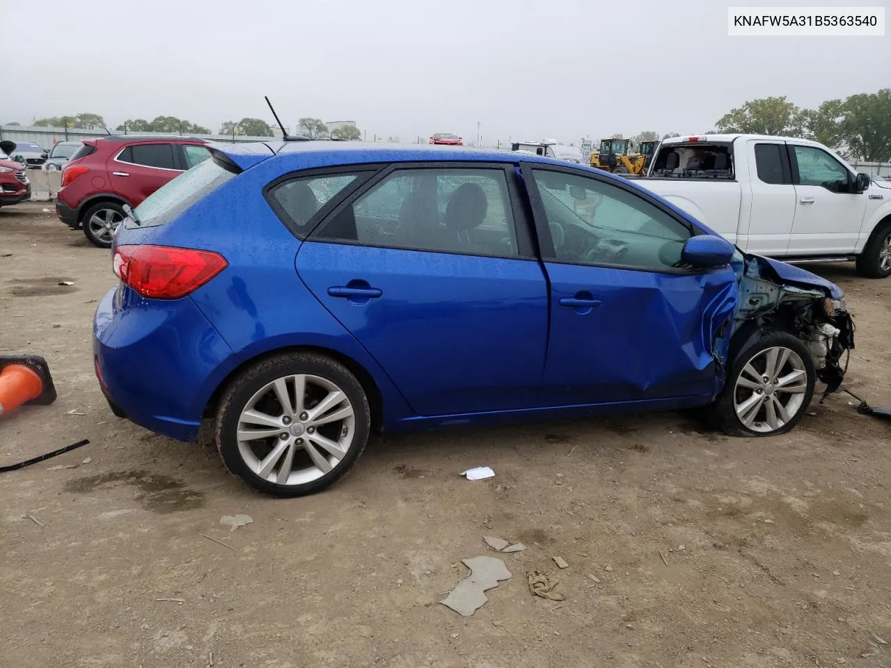 2011 Kia Forte Sx VIN: KNAFW5A31B5363540 Lot: 71851344