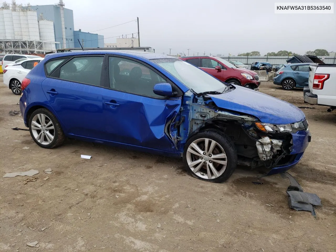 2011 Kia Forte Sx VIN: KNAFW5A31B5363540 Lot: 71851344