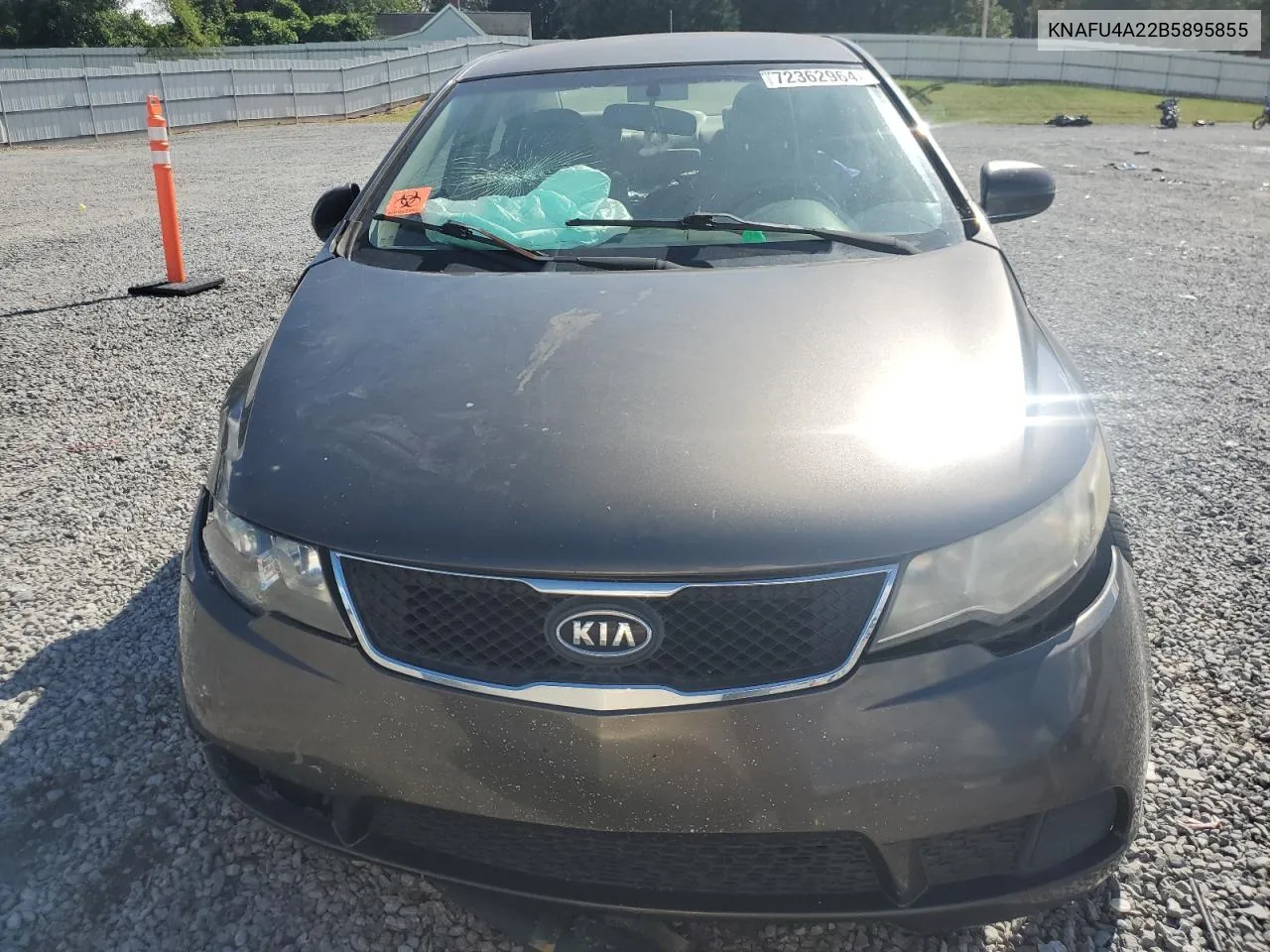 2011 Kia Forte Ex VIN: KNAFU4A22B5895855 Lot: 72362964