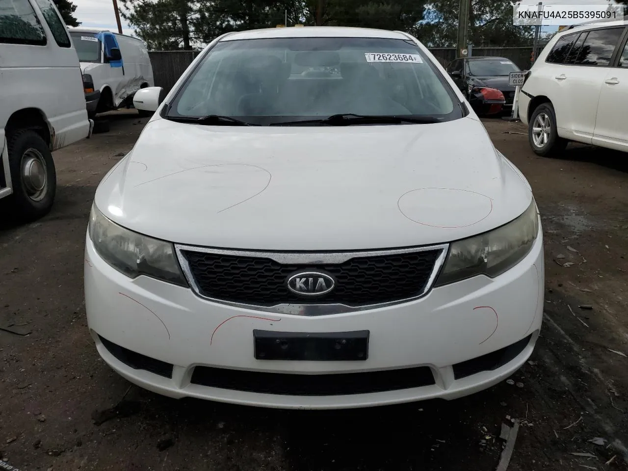 2011 Kia Forte Ex VIN: KNAFU4A25B5395091 Lot: 72623684