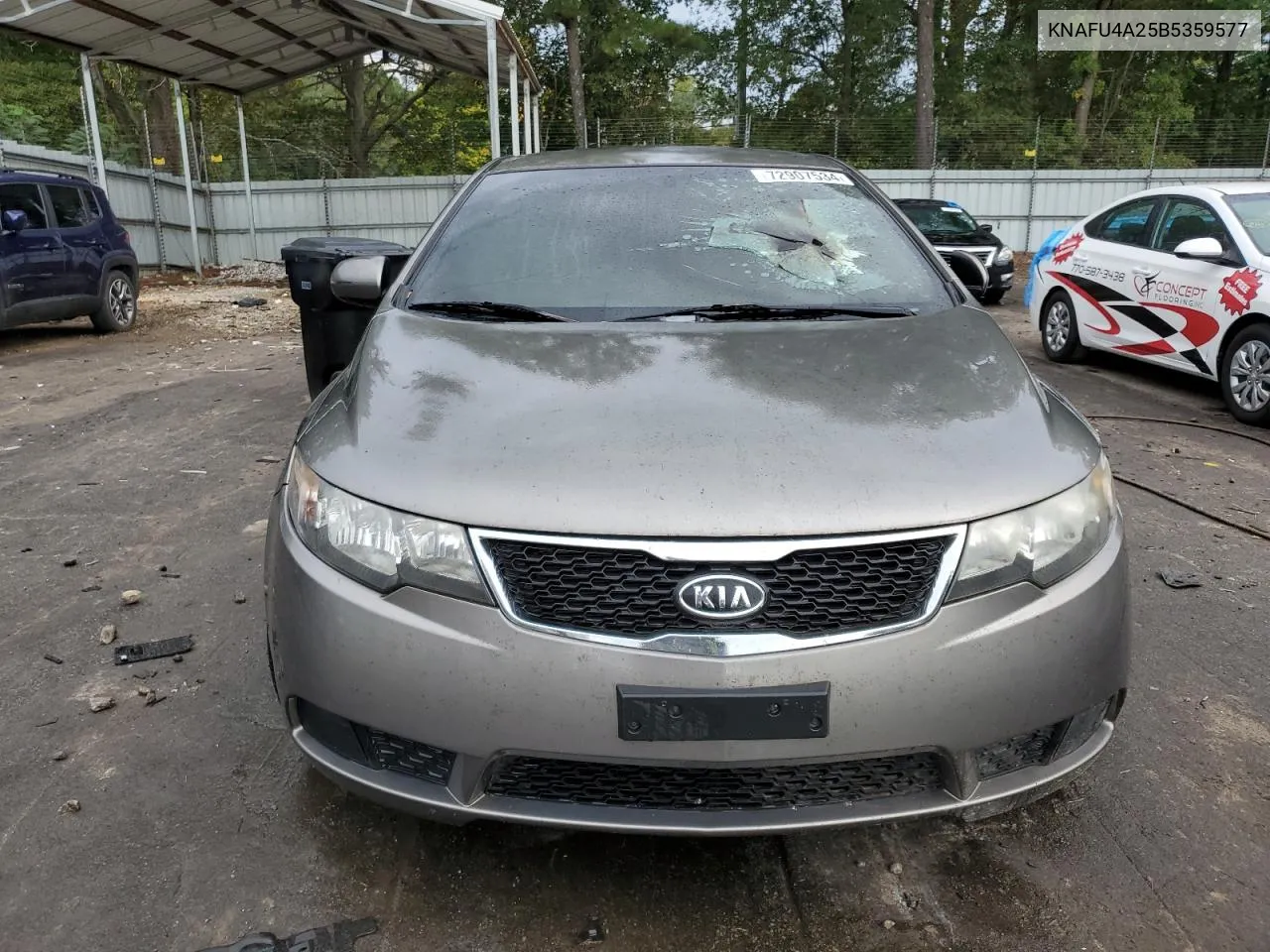 2011 Kia Forte Ex VIN: KNAFU4A25B5359577 Lot: 72907534