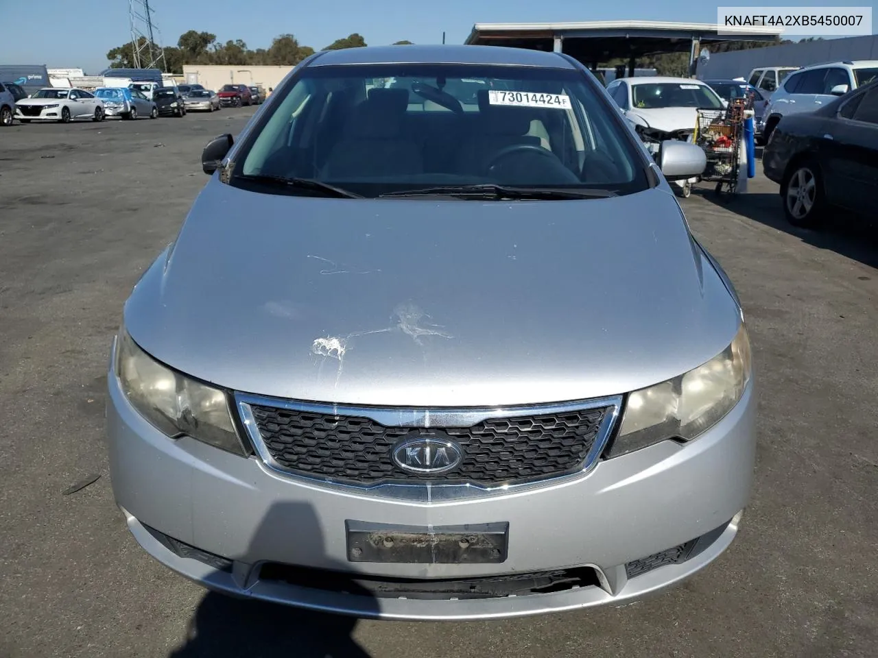 2011 Kia Forte Lx VIN: KNAFT4A2XB5450007 Lot: 73014424