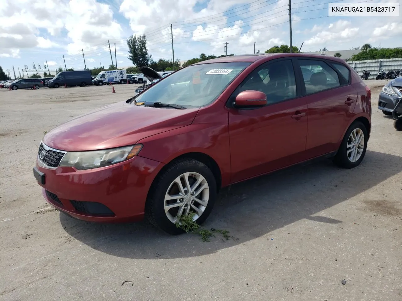 2011 Kia Forte Ex VIN: KNAFU5A21B5423717 Lot: 73033354