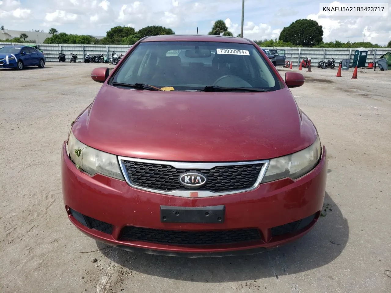 2011 Kia Forte Ex VIN: KNAFU5A21B5423717 Lot: 73033354