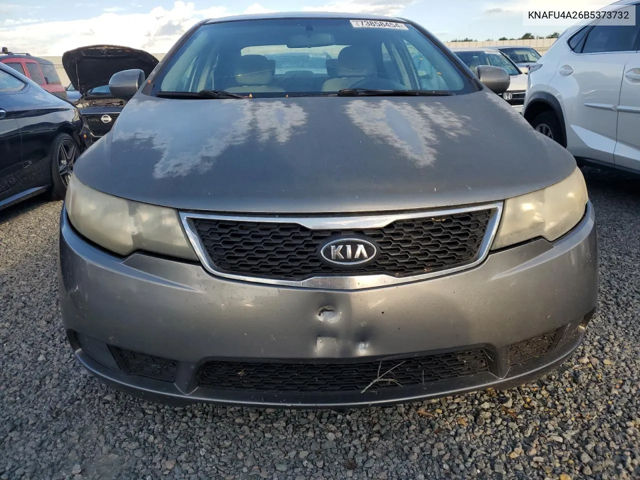 2011 Kia Forte Ex VIN: KNAFU4A26B5373732 Lot: 73858454