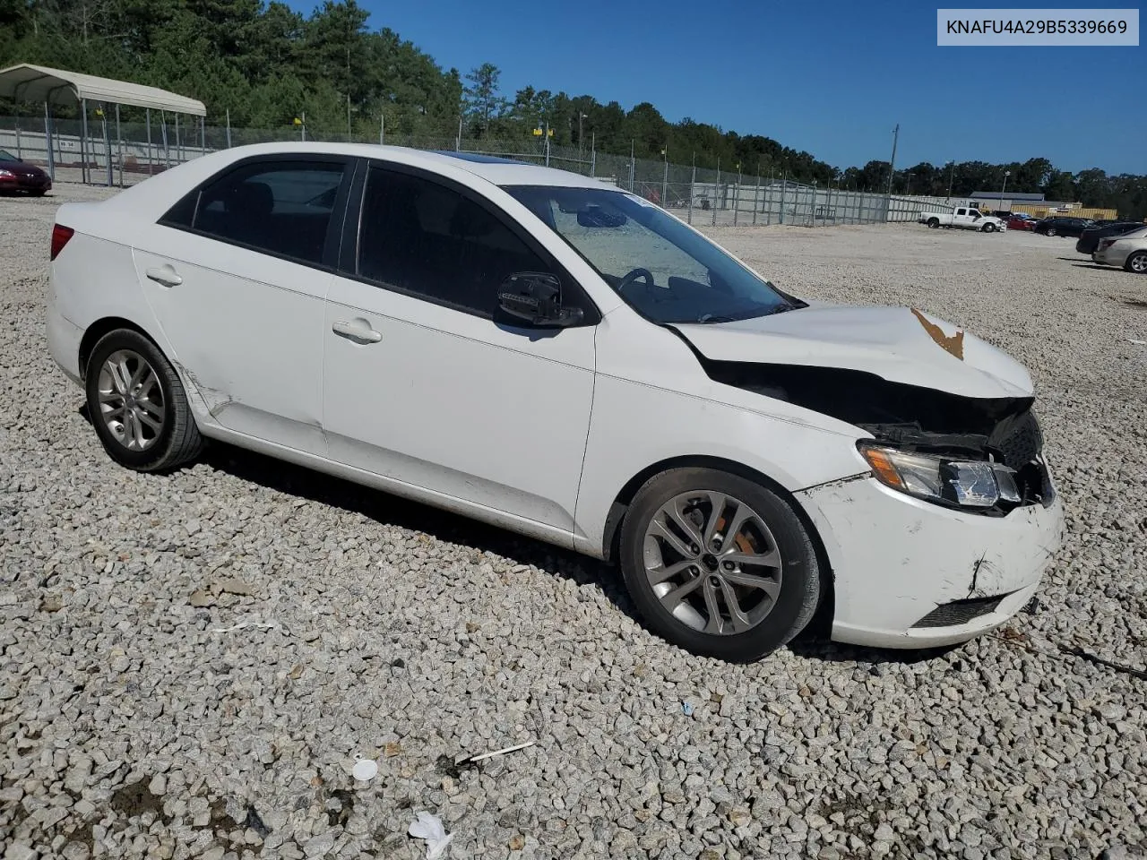 2011 Kia Forte Ex VIN: KNAFU4A29B5339669 Lot: 74295114