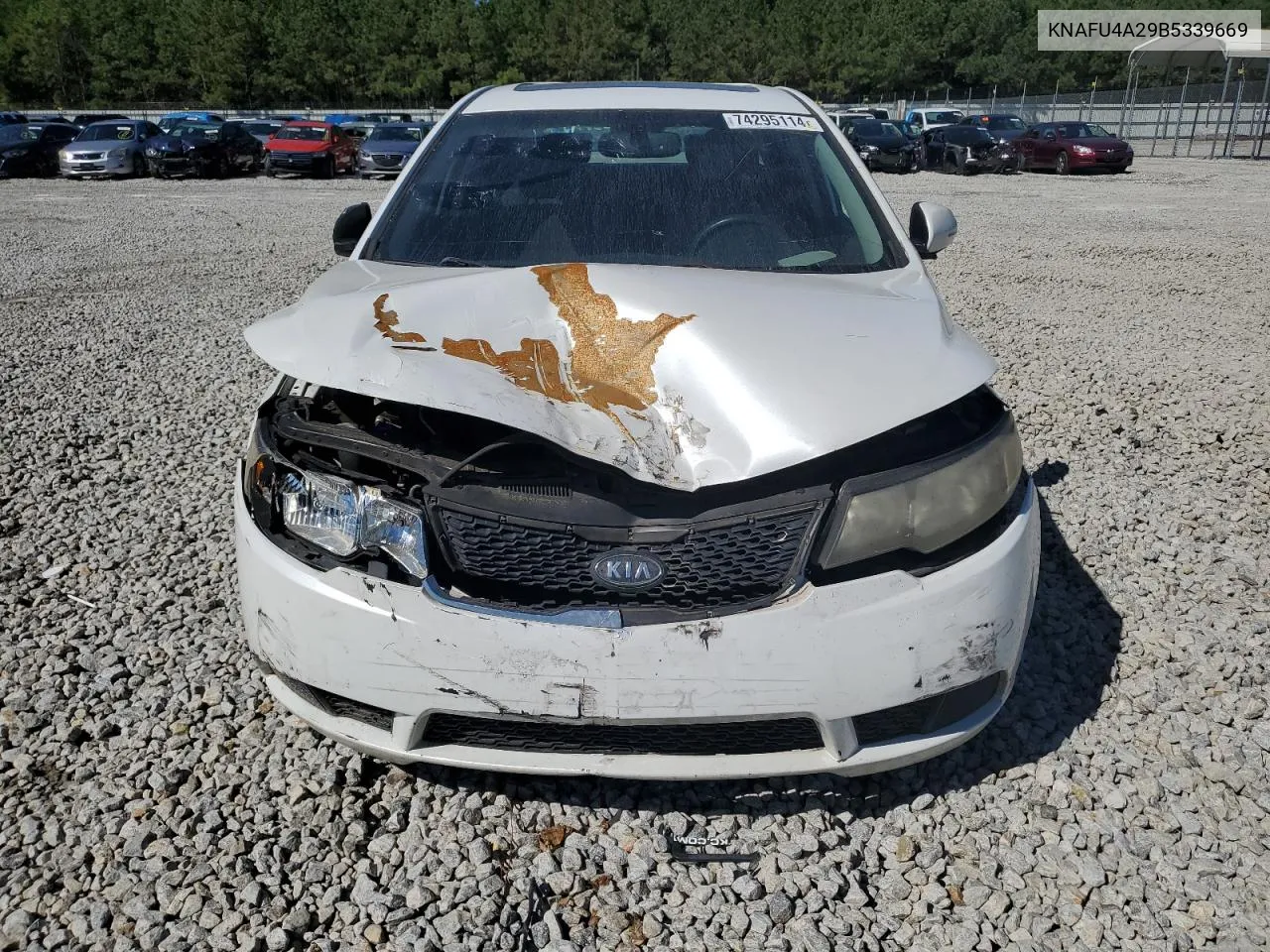 2011 Kia Forte Ex VIN: KNAFU4A29B5339669 Lot: 74295114