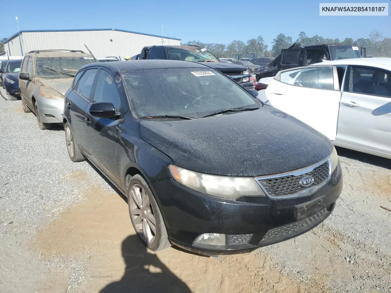 2011 Kia Forte Sx VIN: KNAFW5A32B5418187 Lot: 75358804