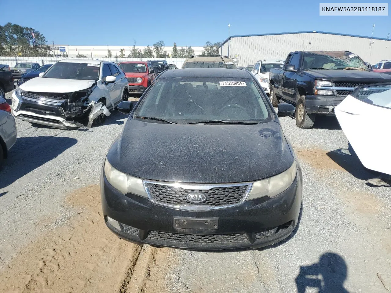 2011 Kia Forte Sx VIN: KNAFW5A32B5418187 Lot: 75358804