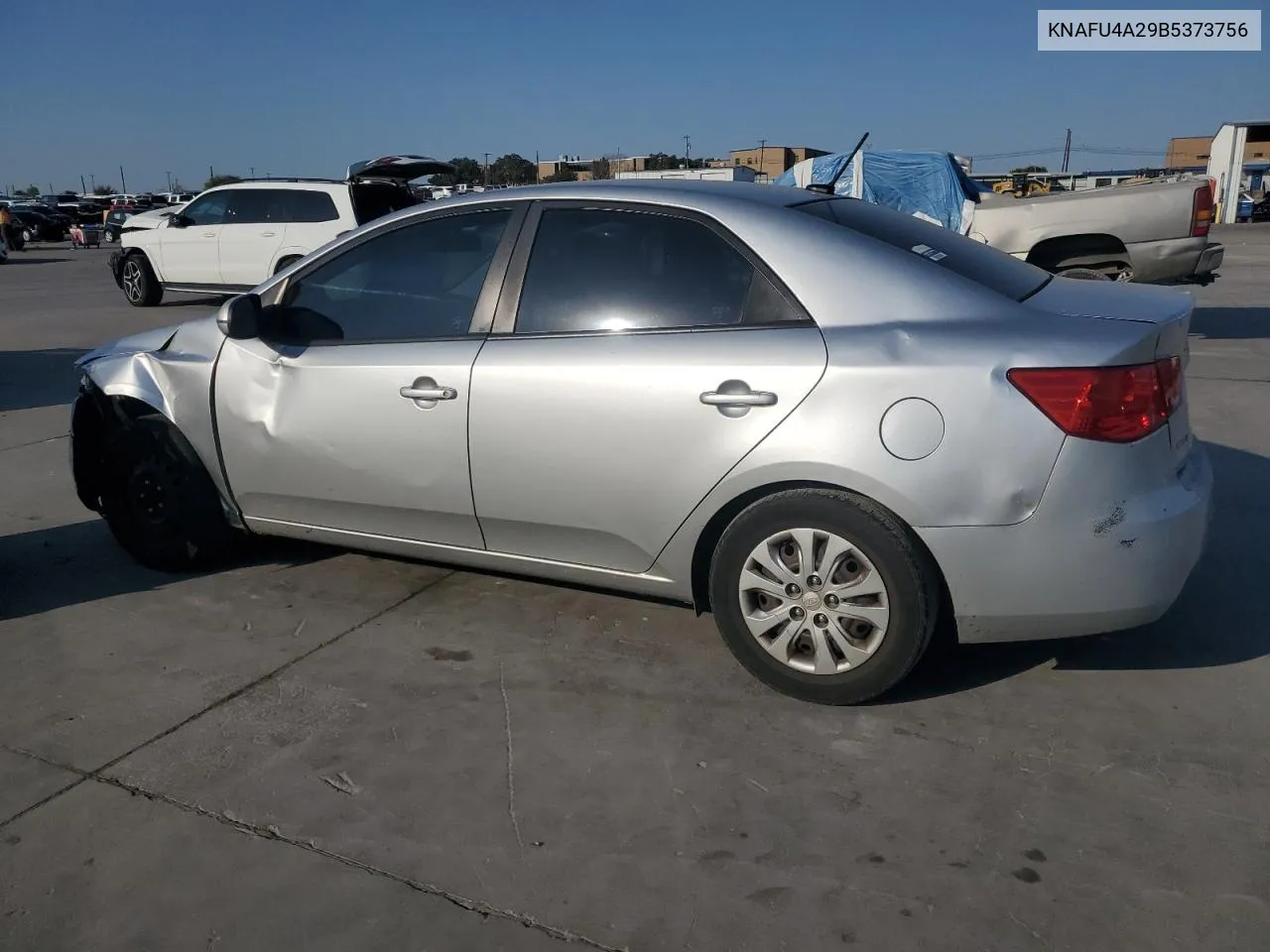 2011 Kia Forte Ex VIN: KNAFU4A29B5373756 Lot: 75635234