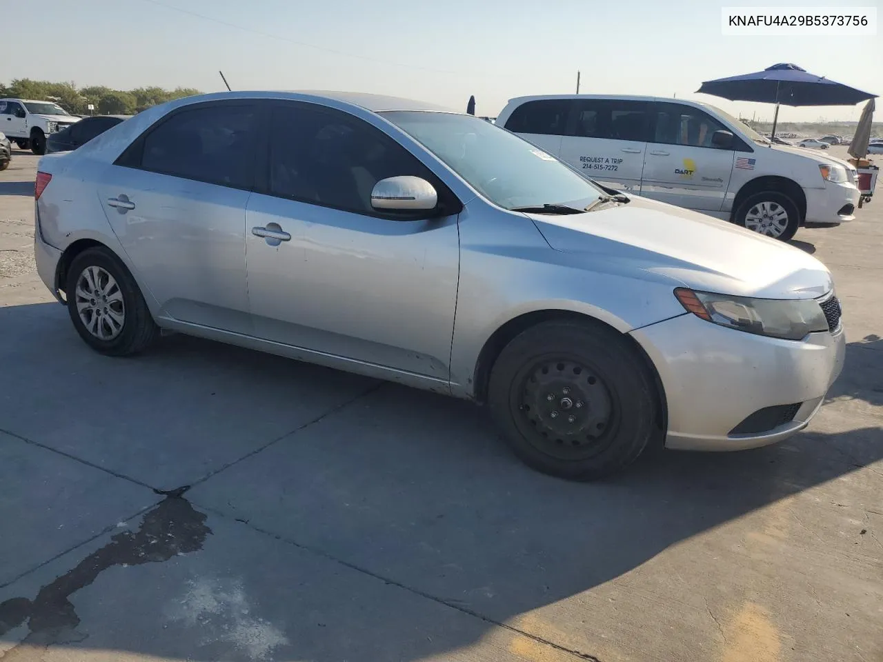 2011 Kia Forte Ex VIN: KNAFU4A29B5373756 Lot: 75635234