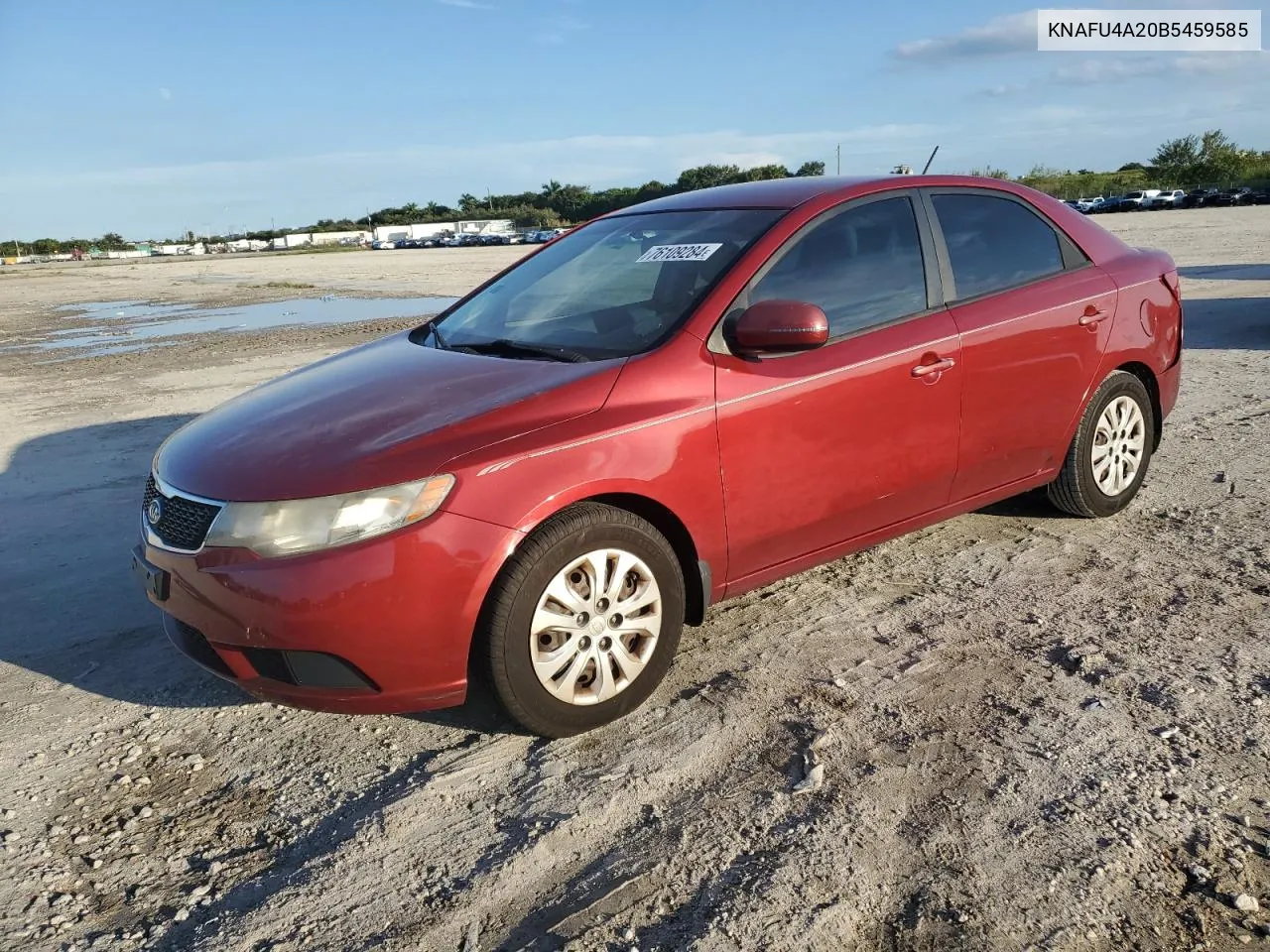 2011 Kia Forte Ex VIN: KNAFU4A20B5459585 Lot: 76109284