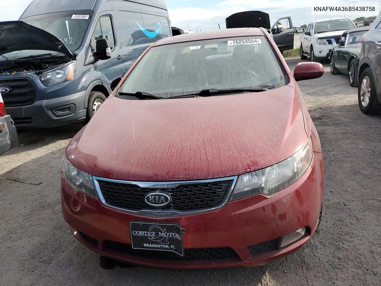 2011 Kia Forte Sx VIN: KNAFW4A36B5438758 Lot: 76253554