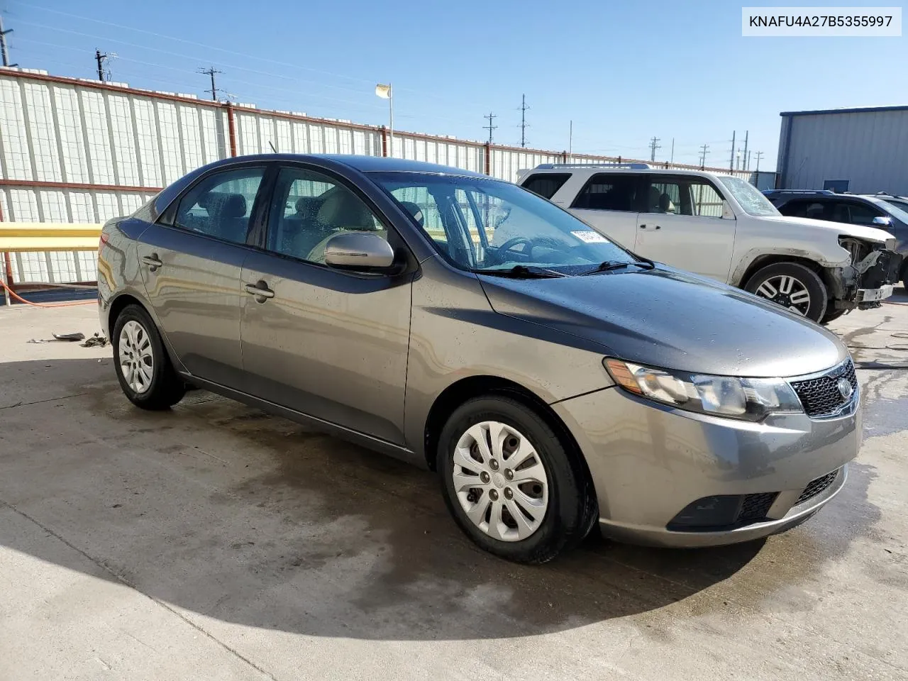 2011 Kia Forte Ex VIN: KNAFU4A27B5355997 Lot: 76504704