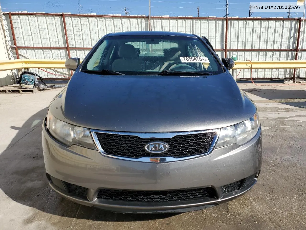 2011 Kia Forte Ex VIN: KNAFU4A27B5355997 Lot: 76504704