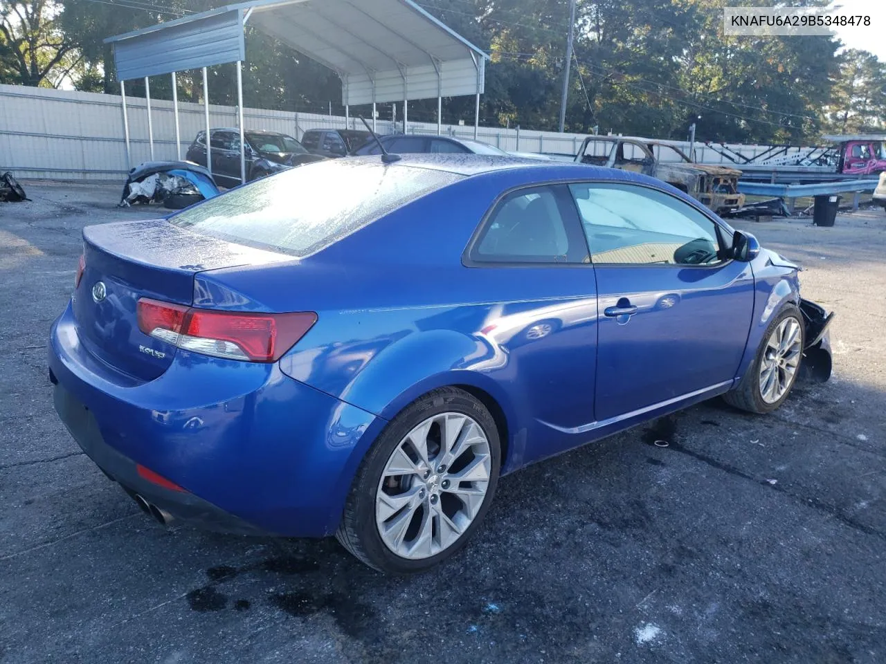 2011 Kia Forte Ex VIN: KNAFU6A29B5348478 Lot: 76512894