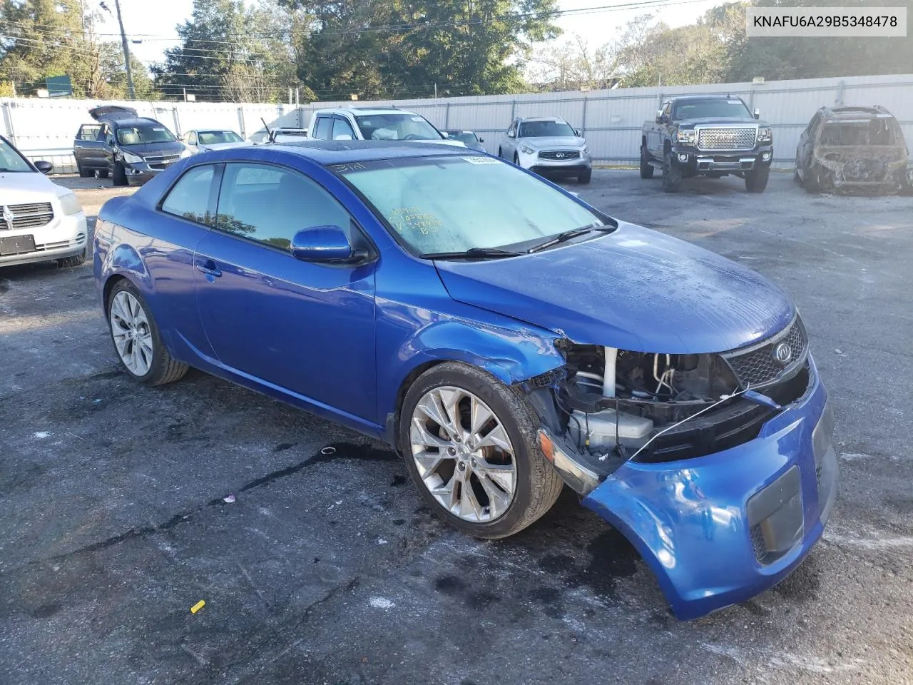 2011 Kia Forte Ex VIN: KNAFU6A29B5348478 Lot: 76512894