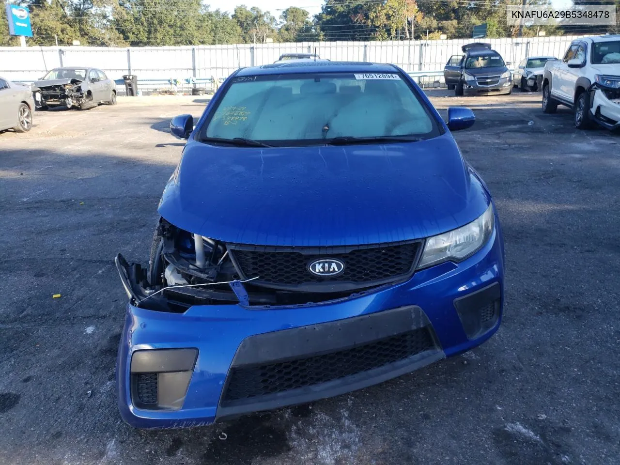 2011 Kia Forte Ex VIN: KNAFU6A29B5348478 Lot: 76512894