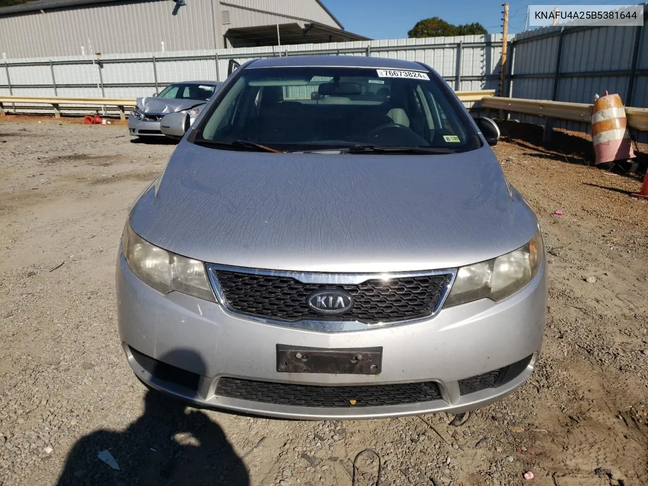 2011 Kia Forte Ex VIN: KNAFU4A25B5381644 Lot: 76673824