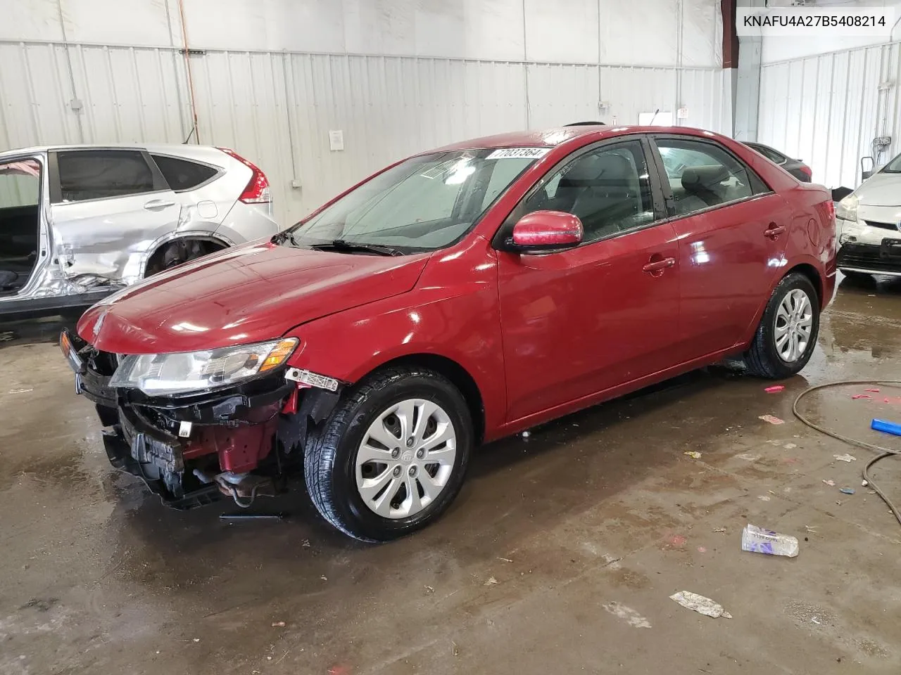 2011 Kia Forte Ex VIN: KNAFU4A27B5408214 Lot: 77037364