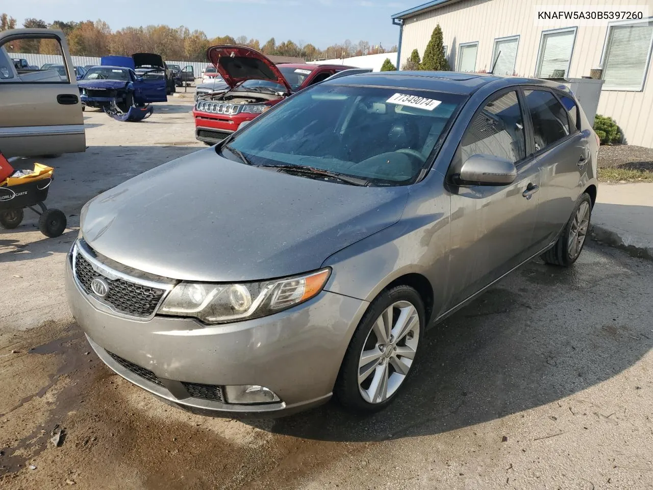 2011 Kia Forte Sx VIN: KNAFW5A30B5397260 Lot: 77349074