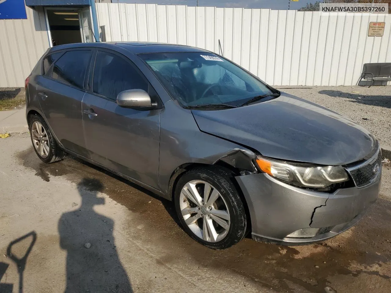 2011 Kia Forte Sx VIN: KNAFW5A30B5397260 Lot: 77349074