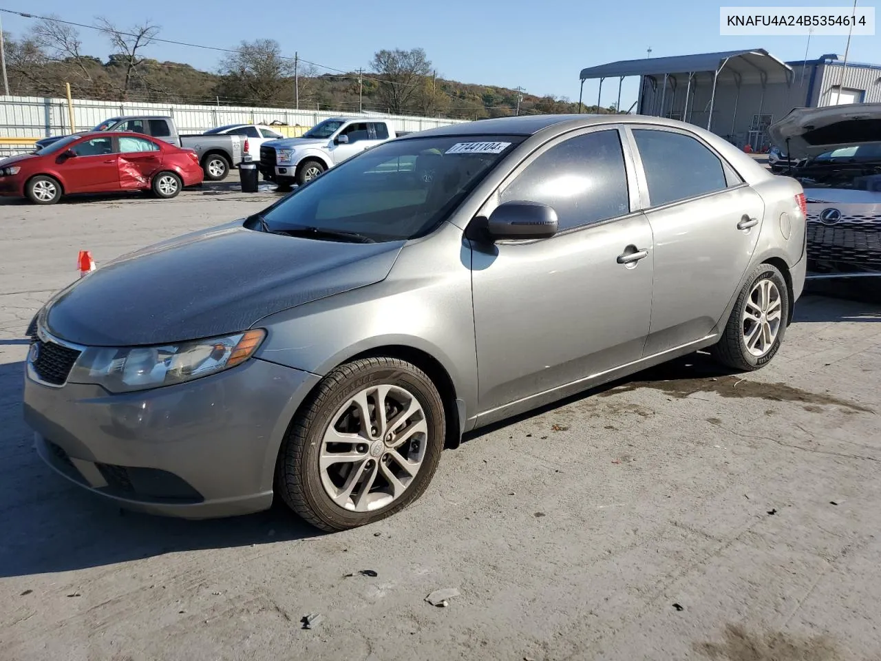 2011 Kia Forte Ex VIN: KNAFU4A24B5354614 Lot: 77441104