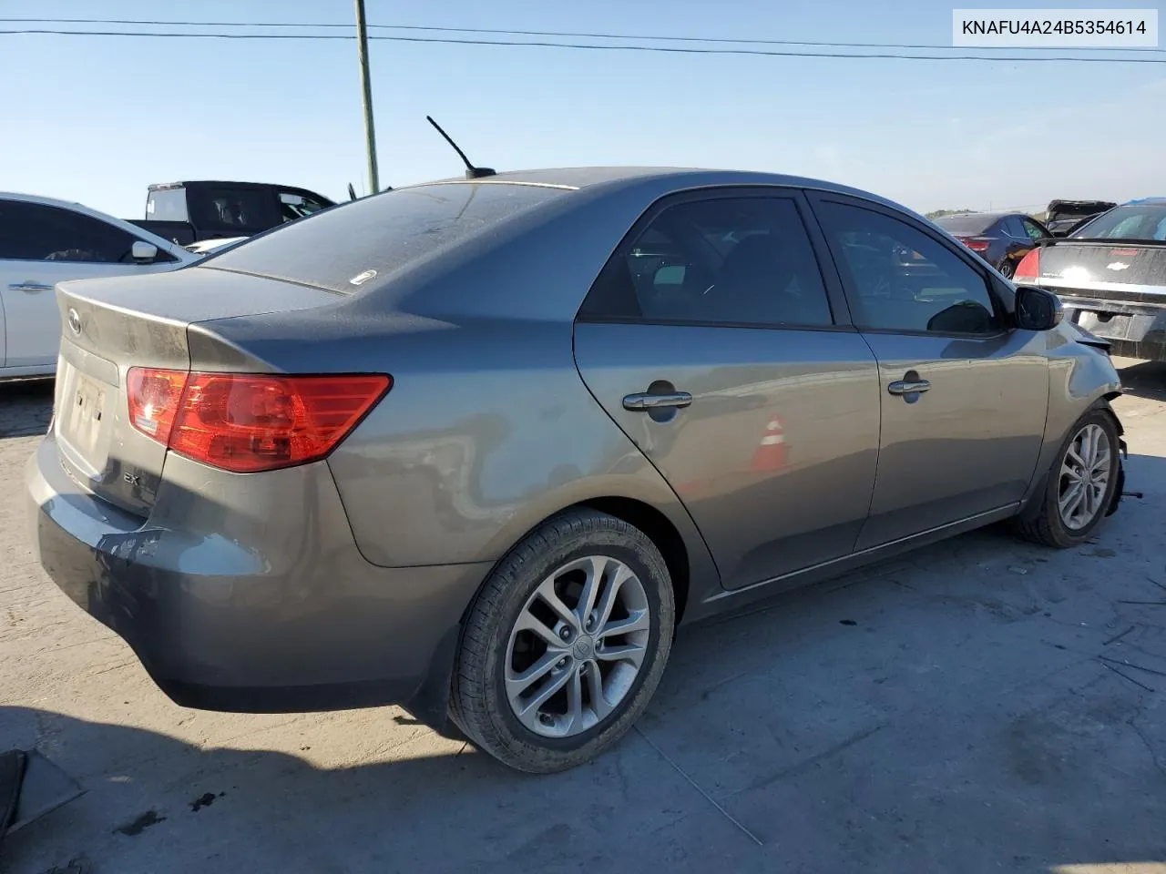 2011 Kia Forte Ex VIN: KNAFU4A24B5354614 Lot: 77441104