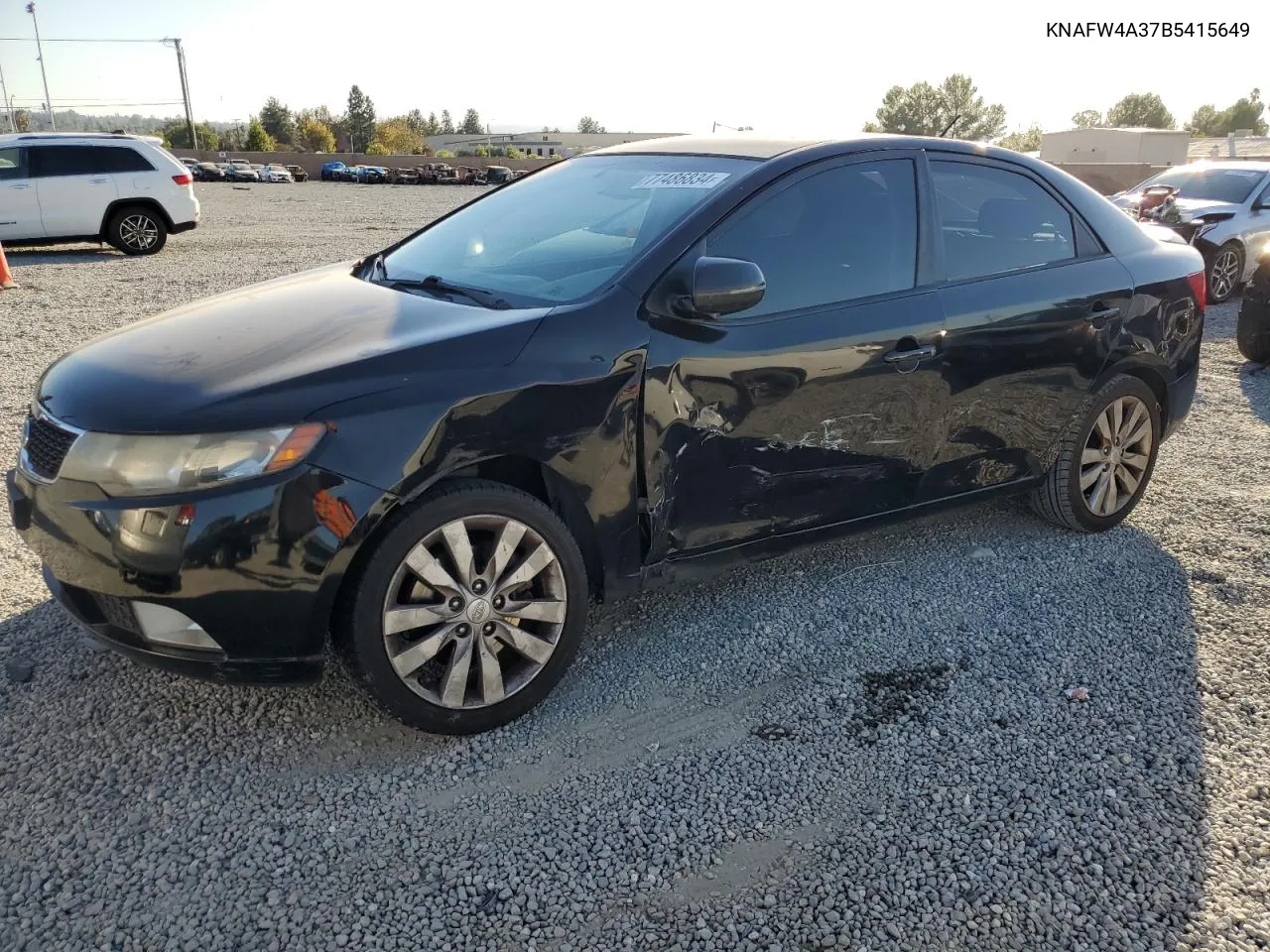 2011 Kia Forte Sx VIN: KNAFW4A37B5415649 Lot: 77486834