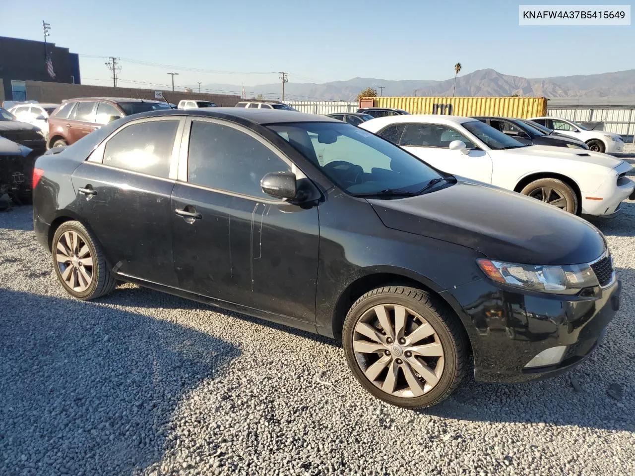 2011 Kia Forte Sx VIN: KNAFW4A37B5415649 Lot: 77486834