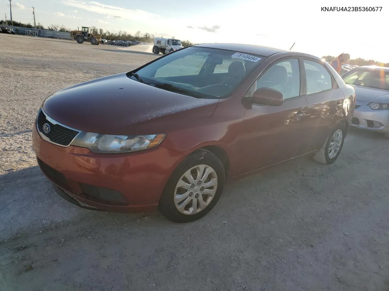 2011 Kia Forte Ex VIN: KNAFU4A23B5360677 Lot: 78149494