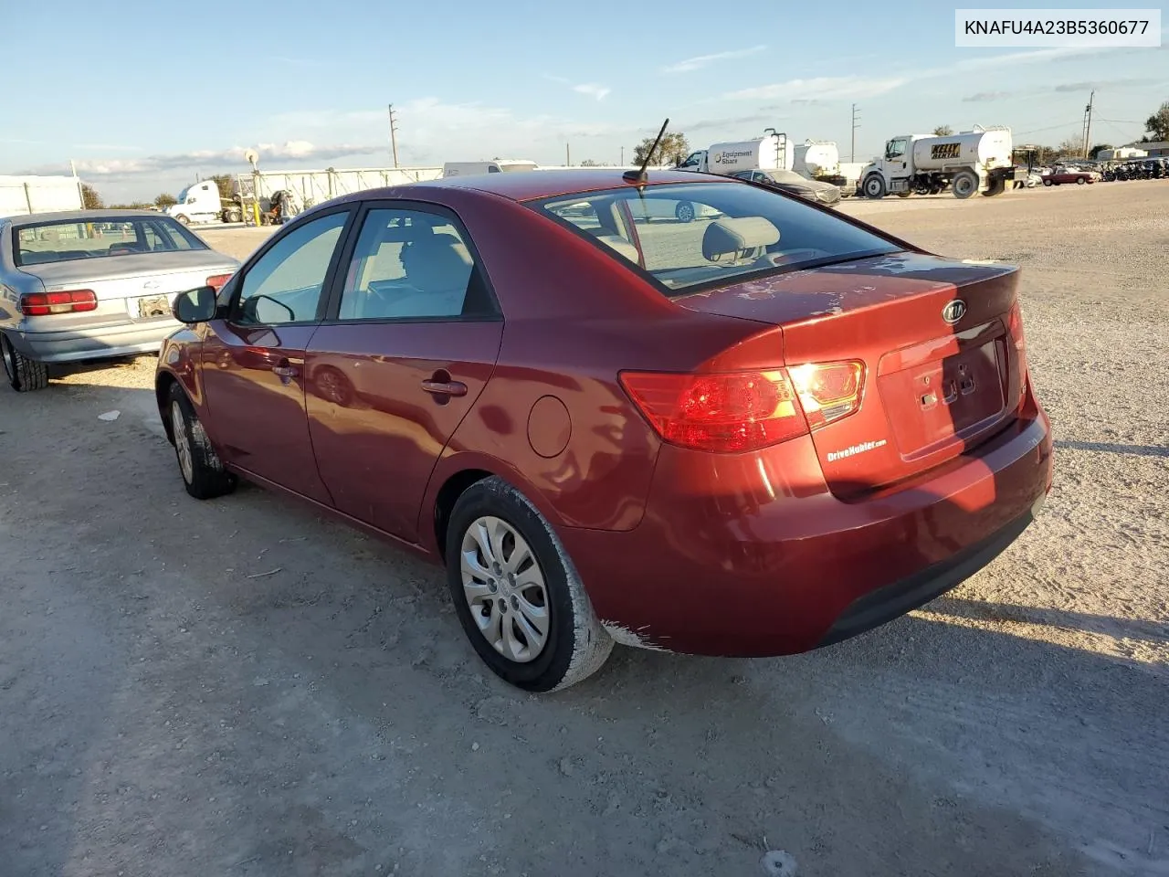 2011 Kia Forte Ex VIN: KNAFU4A23B5360677 Lot: 78149494